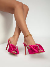 Pointed bow high heel sandals NewGew